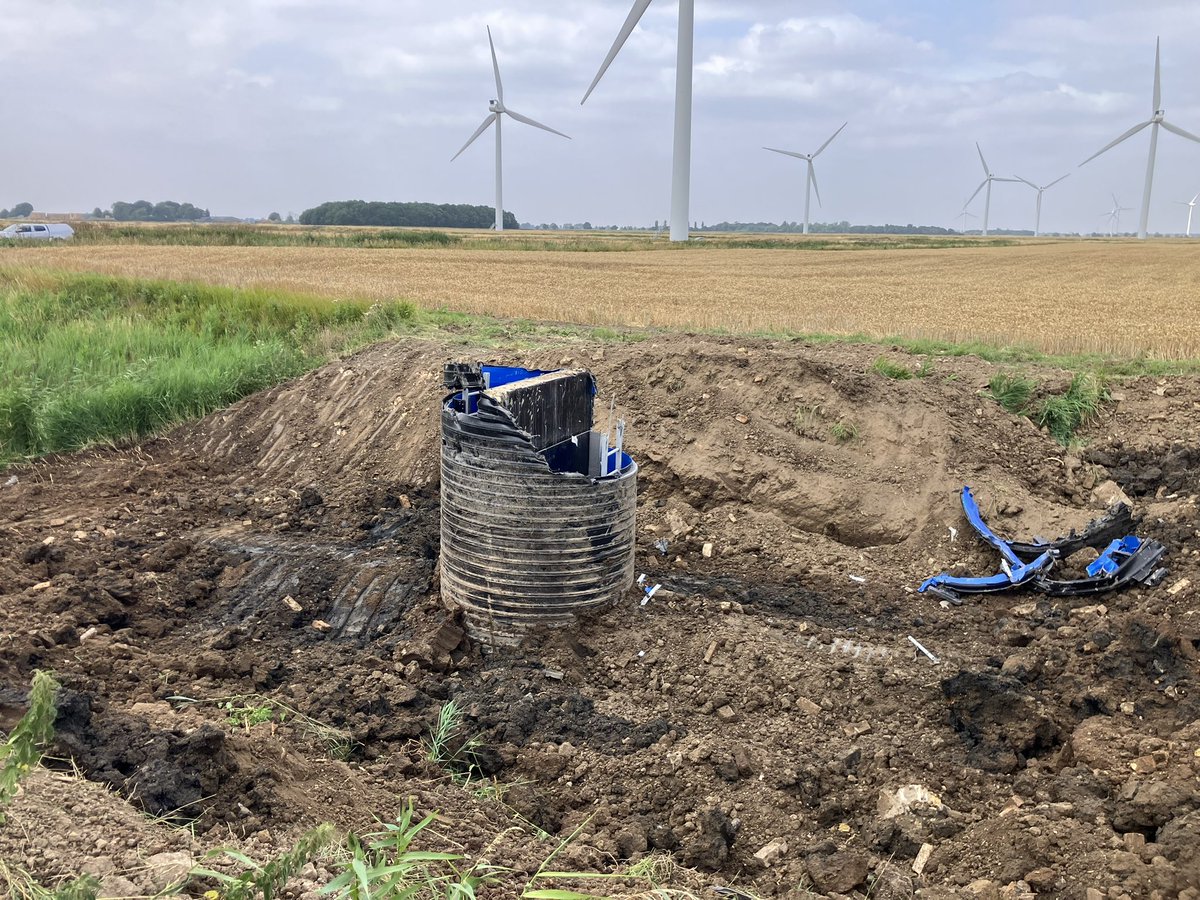 Our long reach hard at work preparing works ready for early next year before we start our weedcutting campaign.
