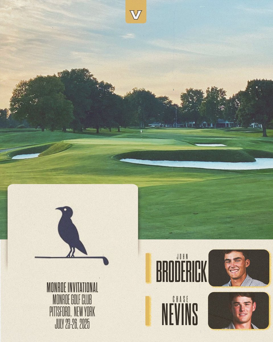 VandyMGolf's tweet image. Good luck to John &amp;amp; Chase at the 84th Monroe Invitational 

📊 | monroeinvitational.com/leaderboard/

#AnchorDown