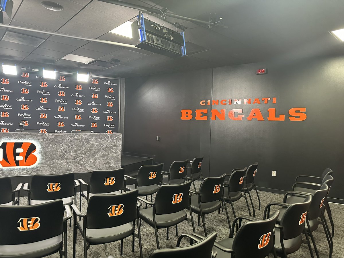 wayneboxmiller's tweet image. New @Bengals media room is 🔥