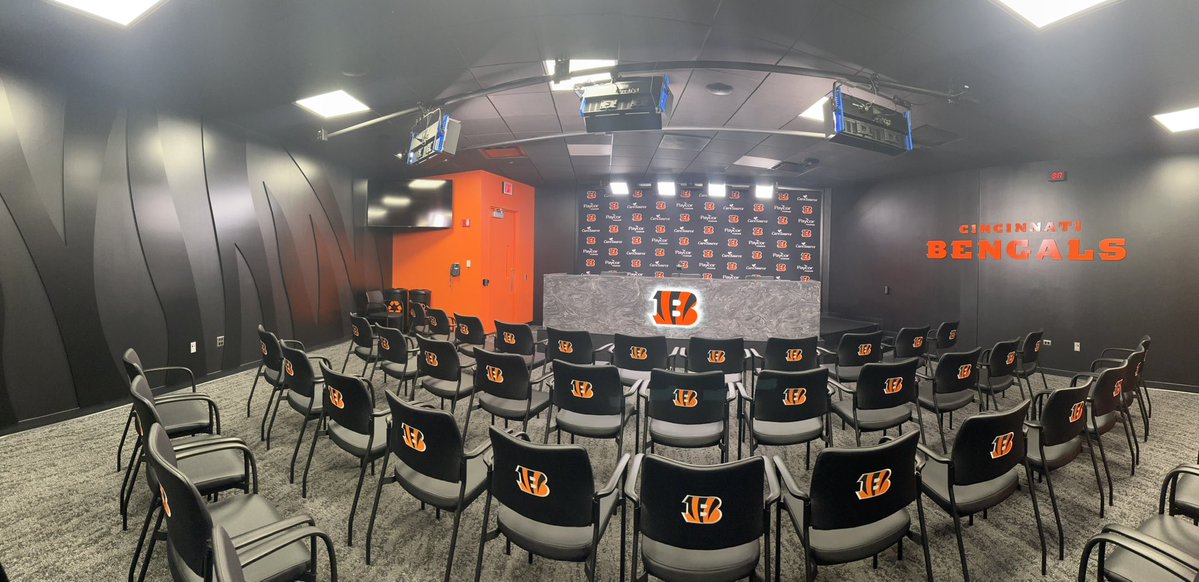 wayneboxmiller's tweet image. New @Bengals media room is 🔥