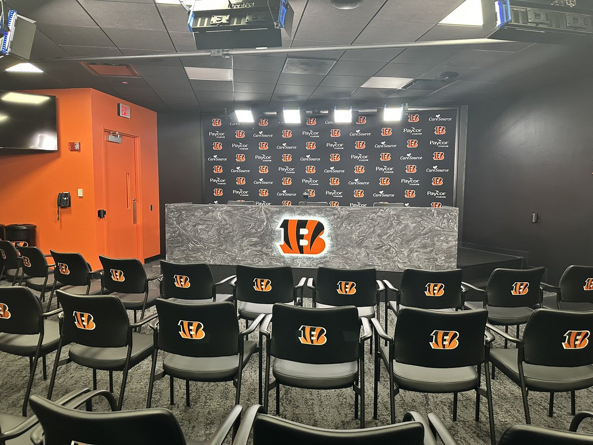 wayneboxmiller's tweet image. New @Bengals media room is 🔥
