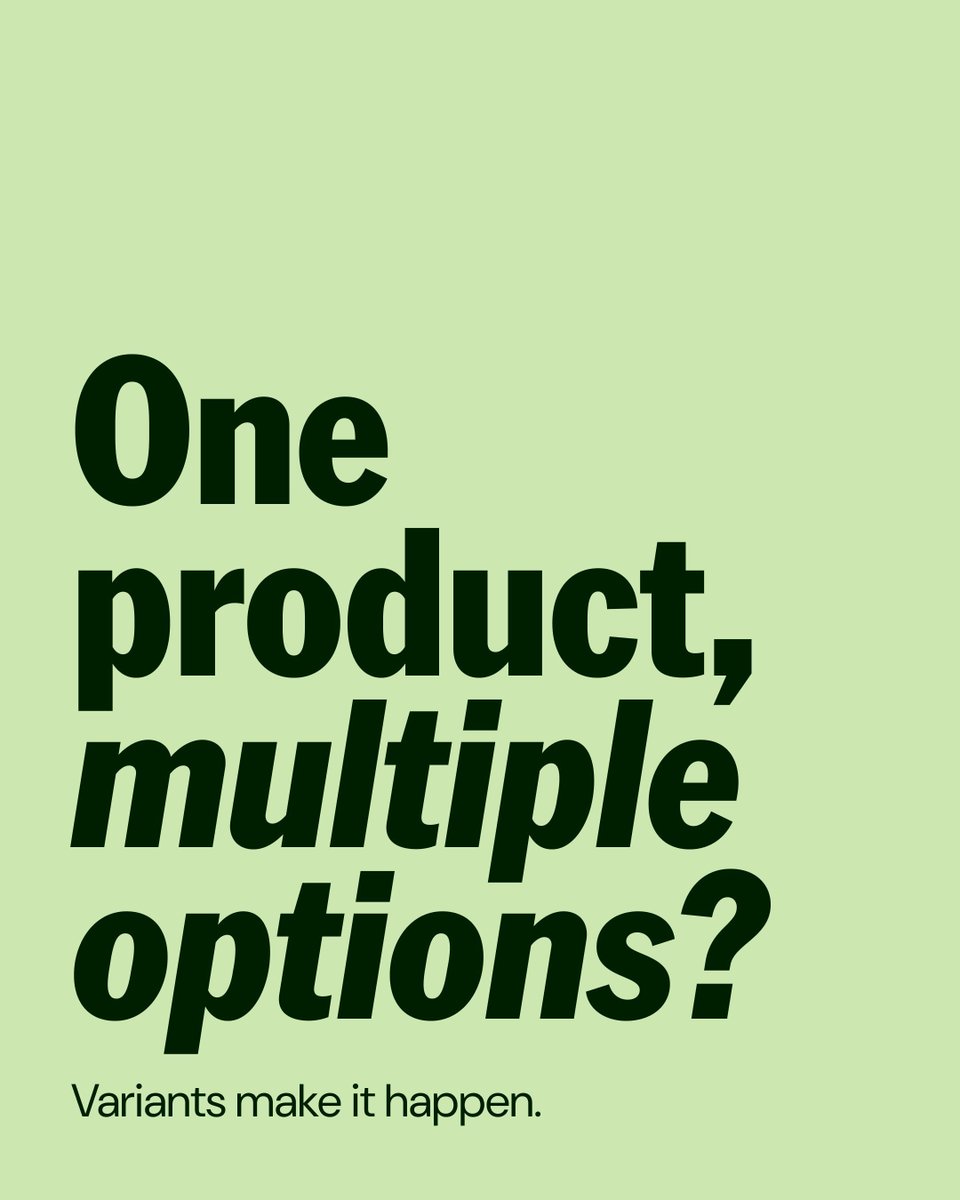 Sellfy's tweet photo. Customize smarter with product variants. 🙌

Size, format, style - give your customers the power to choose without crowding your store. https://t.co/jr6cnODEC9