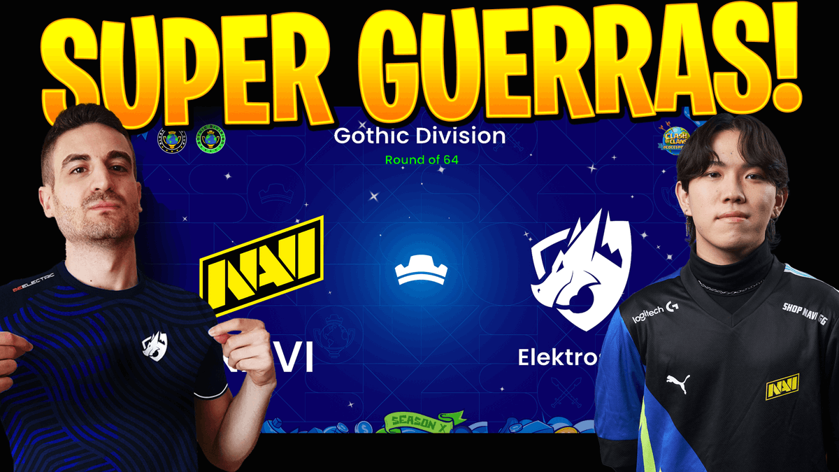 Sockers SU (@sockers_) on Twitter photo 🔴 LIVE
💥 Estrenamos los temazos 🎶
✅ CoC el juego definitivo
✅ Ataca bro
<a href="/GlobalClashCup/">Global Clash Cup</a>
✅ <a href="/ElektrosCoc/">Team Elektros CoC</a> 🆚 <a href="/NAVI_coc/">NAVI Clash of Clans</a>
✅ <a href="/ElektrosCoc/">Team Elektros CoC</a> 🆚 <a href="/NAVI_coc/">NAVI Clash of Clans</a>
✅ <a href="/ElektrosCoc/">Team Elektros CoC</a> 🆚 <a href="/TeamElektros/">Team Elektros</a>
🔴 youtube.com/live/d_wGBj7J7…
🟣twitch.tv/sockerssu
⚫tiktok.com/@sockers.su 🔴 LIVE
💥 Estrenamos los temazos 🎶
✅ CoC el juego definitivo
✅ Ataca bro
<a href="/GlobalClashCup/">Global Clash Cup</a>
✅ <a href="/ElektrosCoc/">Team Elektros CoC</a> 🆚 <a href="/NAVI_coc/">NAVI Clash of Clans</a>
✅ <a href="/ElektrosCoc/">Team Elektros CoC</a> 🆚 <a href="/NAVI_coc/">NAVI Clash of Clans</a>
✅ <a href="/ElektrosCoc/">Team Elektros CoC</a> 🆚 <a href="/TeamElektros/">Team Elektros</a>
🔴 youtube.com/live/d_wGBj7J7…
🟣twitch.tv/sockerssu
⚫tiktok.com/@sockers.su