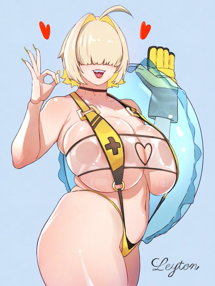 水着エレグ良すぎるから描いてみた🤗

#nikke
#エレグ 