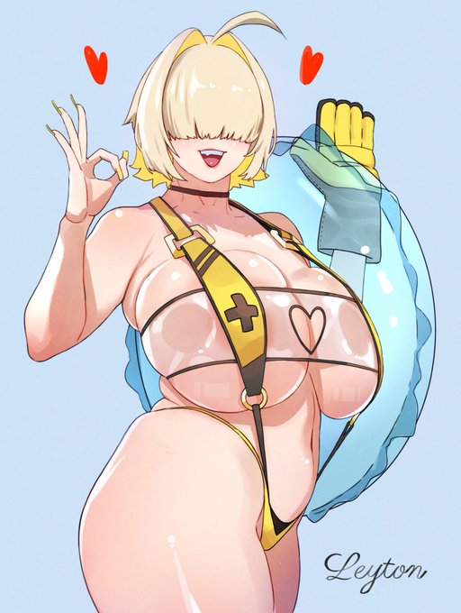 水着エレグ良すぎるから描いてみた🤗

#nikke
#エレグ 