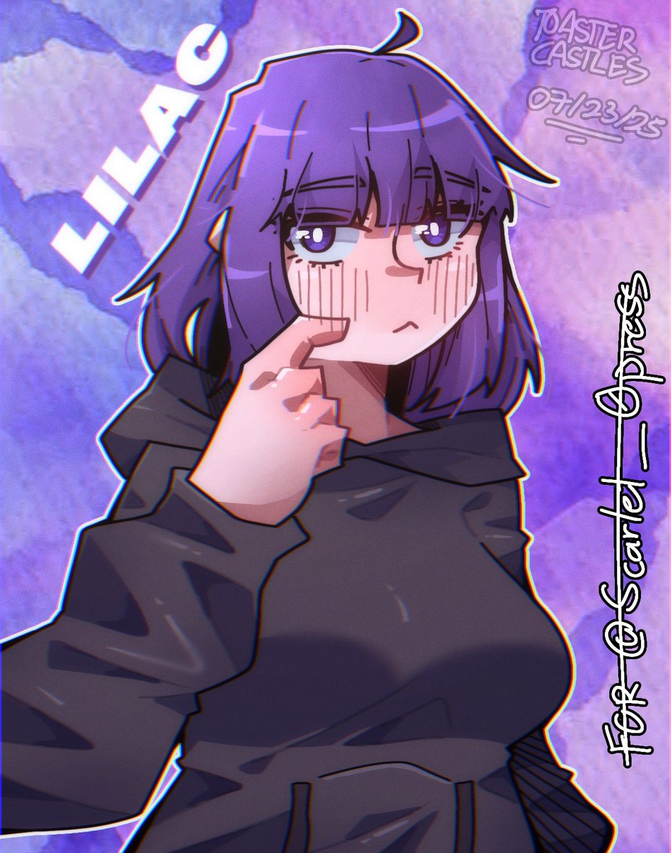 ToasterCastles's tweet image. Lilac rkgk 
For @Scarlet_0press 
#art