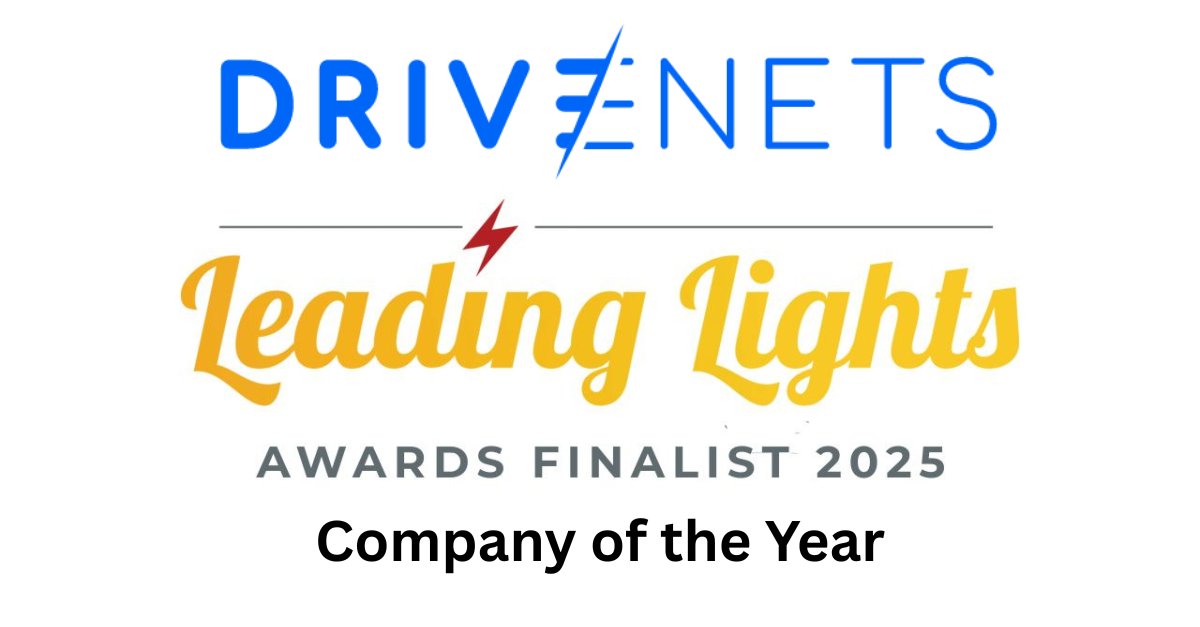 drivenets's tweet image. ๐ Weโre thrilled to announce that DriveNets has been named a finalist in the 2025 Leading Lights Awards!
Our nomination in the Company of the Year category recognizes our innovation and impact in driving next-generation telecommunications technology and working with leadingโฆ