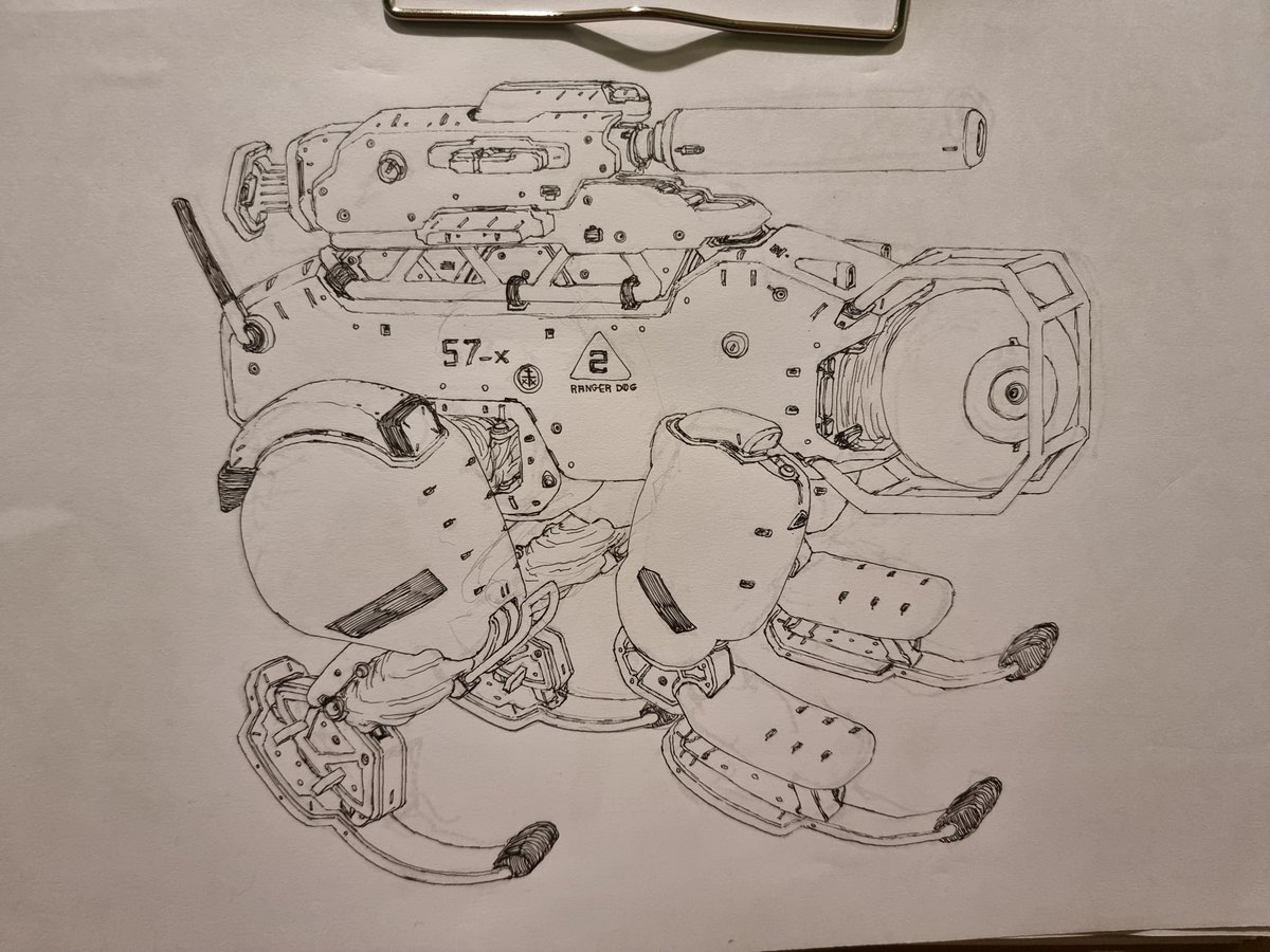 rlawodn40's tweet image. Todays doodle
Ranger dog