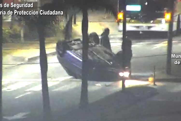 Un auto volcó tras chocar contra una palmera en Troncos del Talar, Tigre elcomercioonline.com.ar/articulos/6010… a través de <a href="/elcomercioline/">elcomercioonline</a>