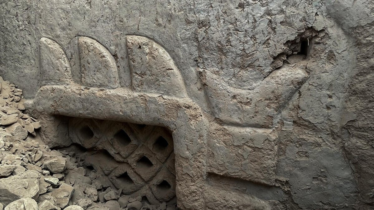 France24_en's tweet image. The Bright Side: 3,000-year-old mural depicting fish, stars and plants discovered in Peru
➡️ go.france24.com/8fU