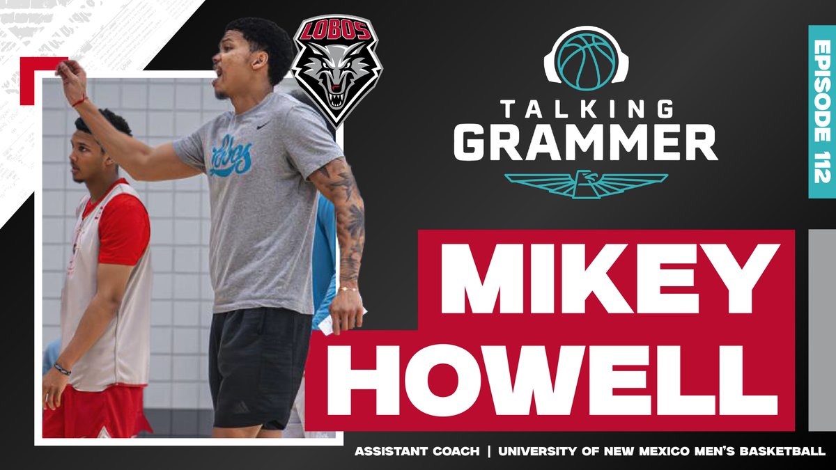 Geoff Grammer (@geoffgrammer) on Twitter photo 🚨NEW PODCAST!🚨
In Ep. 112 of the Talking Grammer podcast, I get to know new UNM Lobo hoops assistant Mikey Howell. It's the final in our five-part series of introductory podcasts with <a href="/UNMLoboMBB/">Lobo Basketball</a>'s five new assistant coaches.
Watch/listen at links below:
• YouTube: 🚨NEW PODCAST!🚨
In Ep. 112 of the Talking Grammer podcast, I get to know new UNM Lobo hoops assistant Mikey Howell. It's the final in our five-part series of introductory podcasts with <a href="/UNMLoboMBB/">Lobo Basketball</a>'s five new assistant coaches.
Watch/listen at links below:
• YouTube: