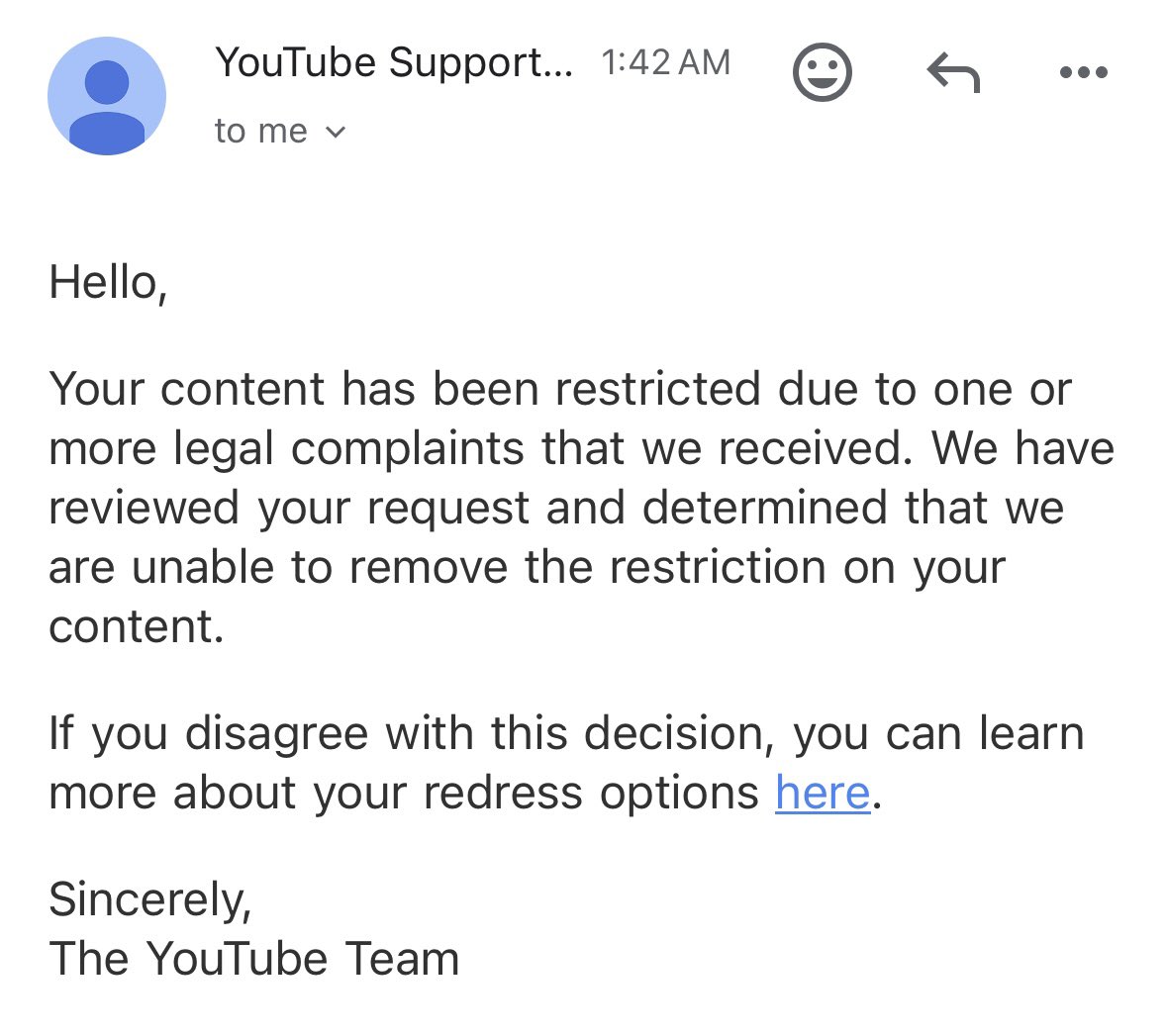 codebluecam's tweet image. Update: @TeamYouTube really denied my appeal