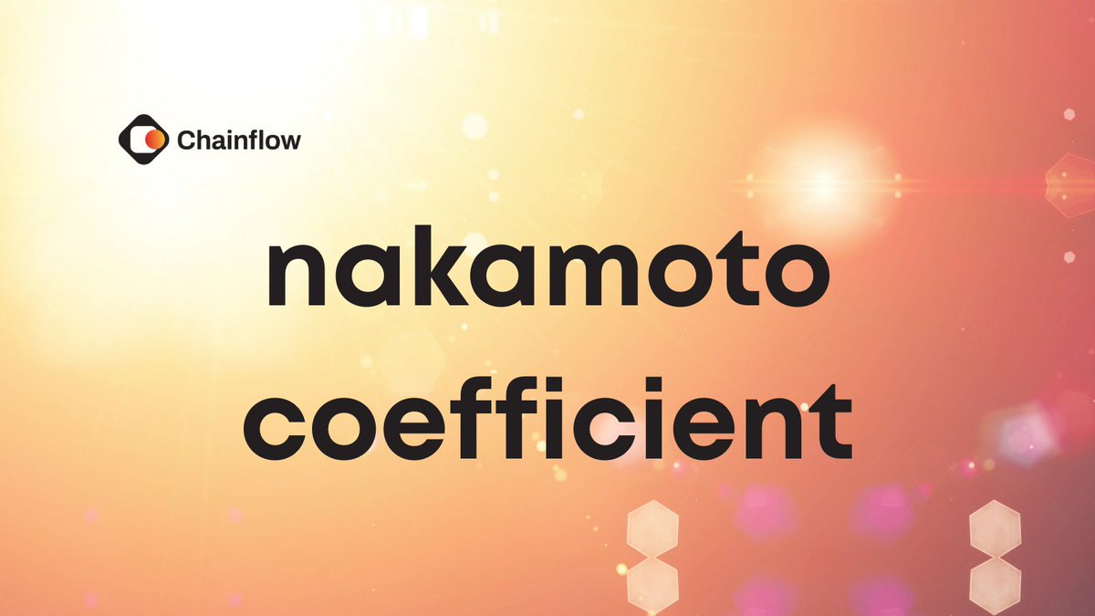 ChainflowPOS's tweet image. How decentralized is the network you're staking on?
The Nakamoto Coefficient measures how many validators could potentially control a network.
Higher = more decentralized = safer for everyone.
Check the resilience of your favorite network here:
nakaflow.io