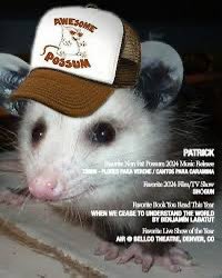 OpossumWarfare's tweet image. I mean, they are a pretty good record label. Fabulous job naming them.
Did you know there was a 14 pound jumbo possum that Hunter killed?
Look I love hunting, but you’re not eating a 14 pound opossum. I’m not daft.
Anyway, here is something cute to look at from Fat Possum…