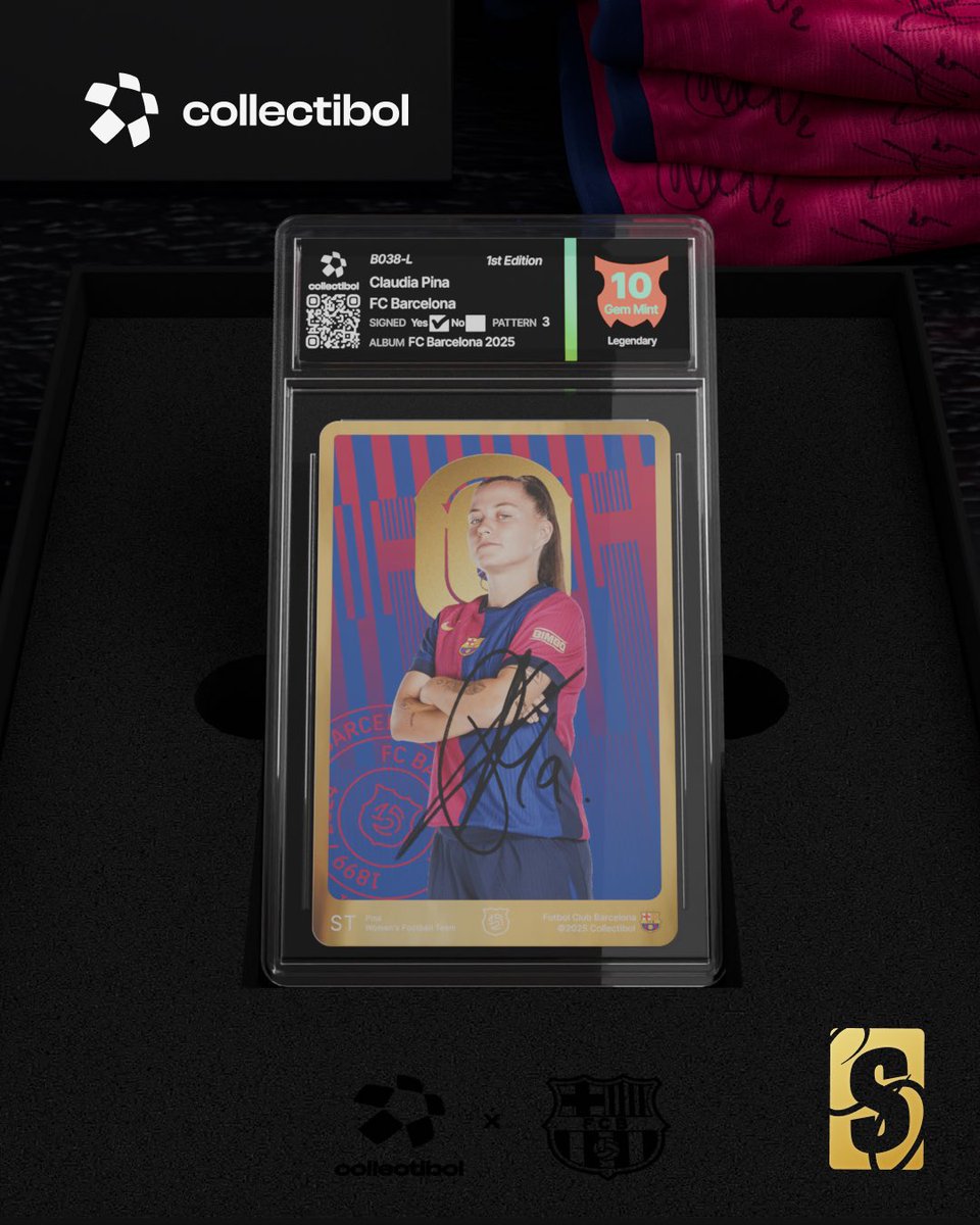 This week’s Signed Series drop is live.
6 rewards. 6 chances. Only 1 of each.

📦 3 signed Barça cards:
Pau Cubarsí / Alexia Putellas / Claudia Pina.

👕 3 signed shirts:
Pedri / Alexia Putellas &amp; Aitana Bonmatí / Barça Femení squad.

One pull is all it takes.

Swipe to see