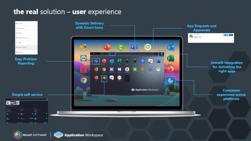 vmblog's tweet image. 🧠 Tired of "split-brain" management running ConfigMgr AND Intune side-by-side?
You're not alone. Most orgs struggle with:
✅Duplicate packaging efforts
✅Inconsistent updates across environments
✅Complex virtual desktop deployments
There's a better path to complete your…
