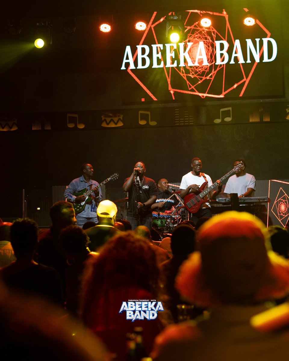 Esau_Matsiko's tweet image. It’s always good vibes with Abeeka band every Thursday at Paradigm
Join us tomorrow for the same and so much more 🔥
#AbeekaBandAtParadigm