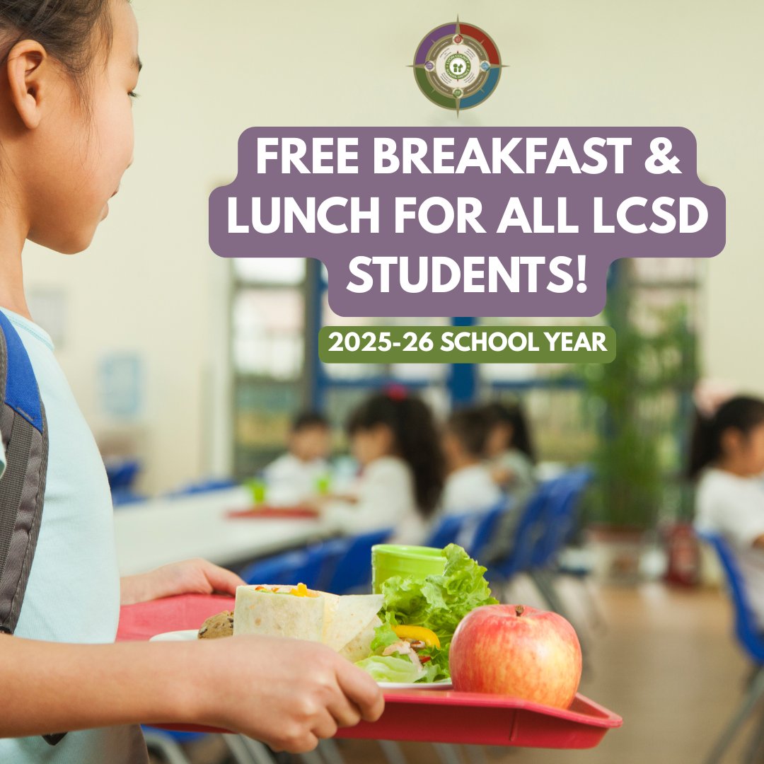 lyoncsd's tweet image. 🍎✨ FREE MEALS FOR ALL STUDENTS ✨🍽️
Lyon County School District is proud to continue offering free breakfast &amp;amp; lunch to all students for the 2025-26 school year—no applications, no cost, just nutritious meals every day. 💪📚
#LyonCSD