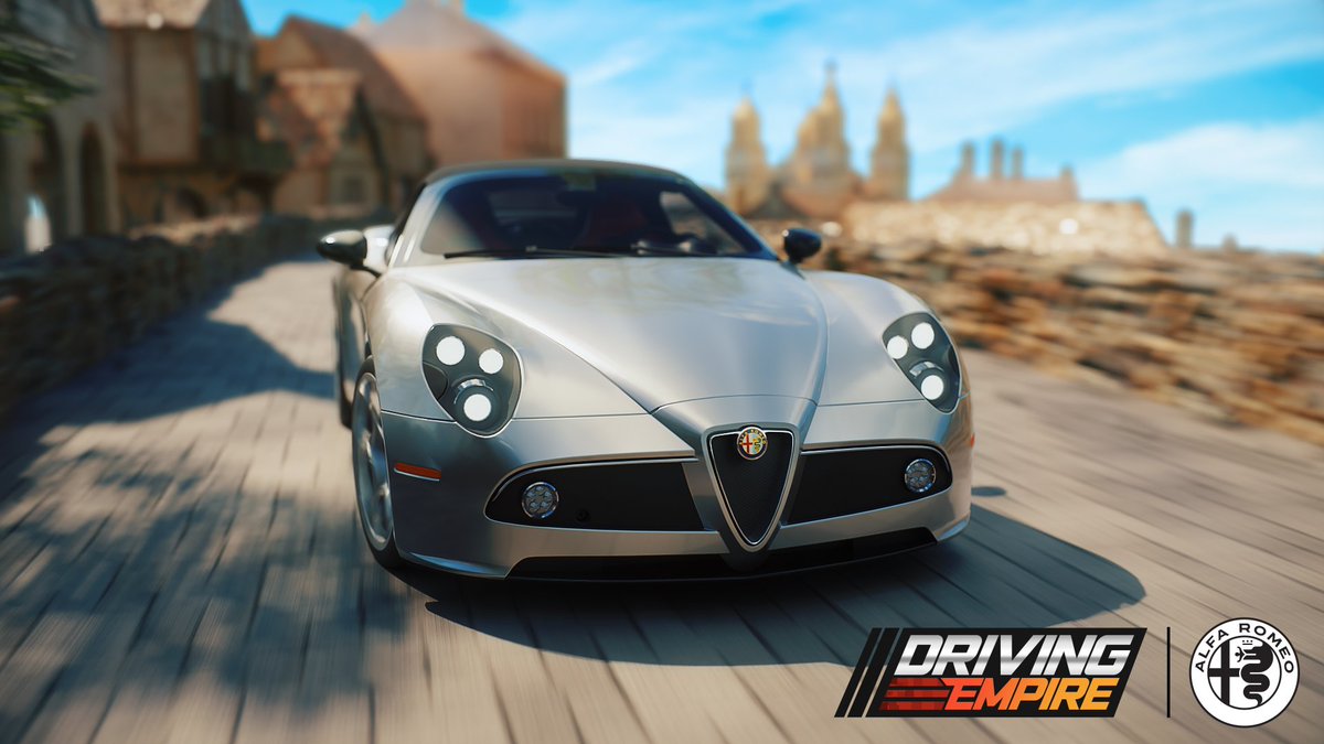 The 2010 Alfa Romeo 8C Spider, a timeless art in motion. Make this iconic Italian masterpiece yours as this week's limited. 
🔜Coming this Friday for a limited time only.

#DrivingEmpire #Roblox #AlfaRomeo