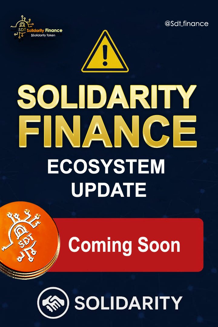🔉🔉🔊🔊
🔉🔉🔊🔊

Hello dear Sdtiens 

We officially announce that the update affects everyone: 

🛑 GOVERNORS 
🛑 AMBASSADORS 
🛑 VIPS 
🛑 SIMPLE INVESTORS 

⚠️ Note: Anyone not participating in this update will lose their tokens.

🔔🔔🔔🔔
🔔🔔🔔🔔

t.me/officielsolida…