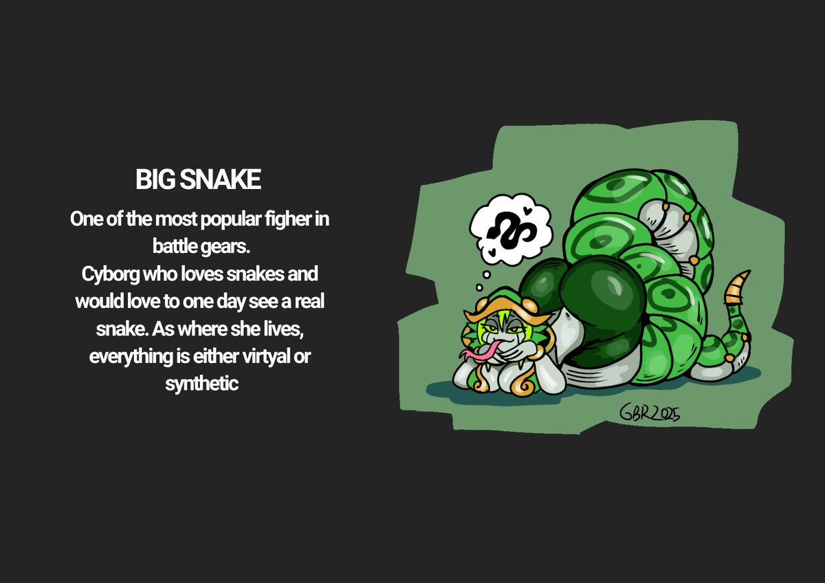 triblefive's tweet image. She is back, all you have missed her leave a like and a picture of a snake for her