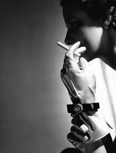 Jacted7's tweet image. Bracelet With Diamond Watch
by Horst P Horst
1935