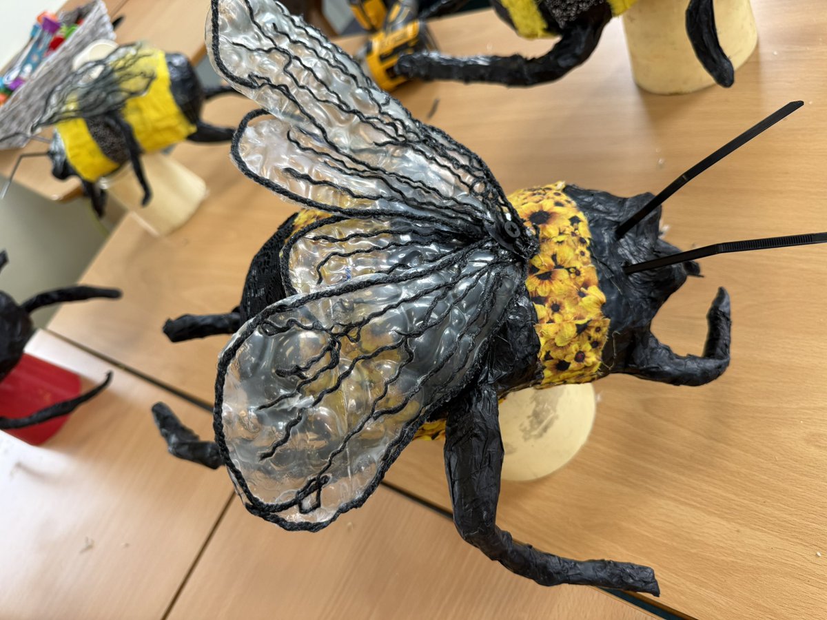RockinghamJI's tweet image. A wonderful morning seeing our incredible artwork come to life with the beautiful wings. We are so excited for our installation over the summer holiday. A huge thank you Angie we have enjoyed every second and learnt so many new skills. 🐝