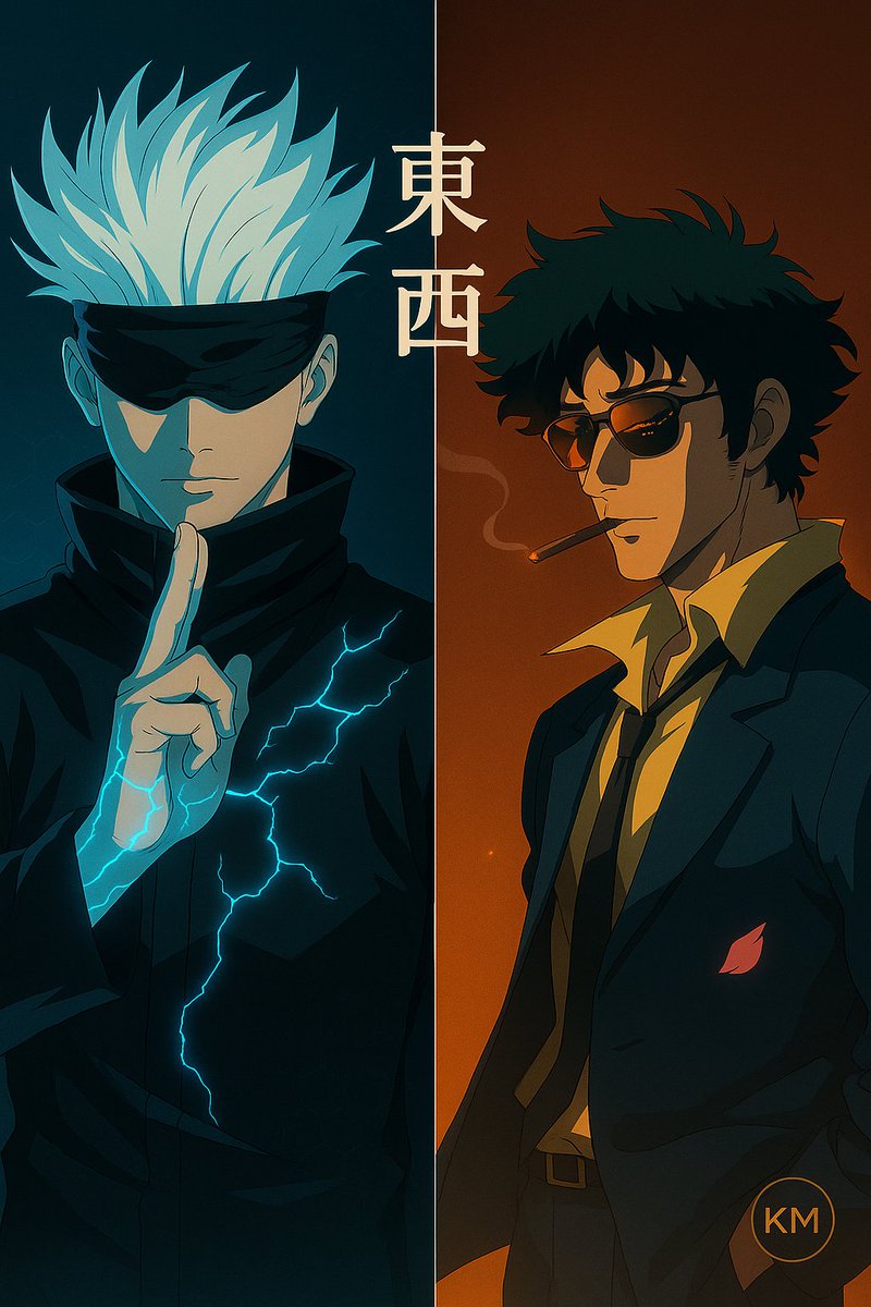 🌀 Wallpaper duel:
Gojo's infinity (East)
vs
Spike's 'whatever happens' (West)

A or B?
(...your lock screen decides)