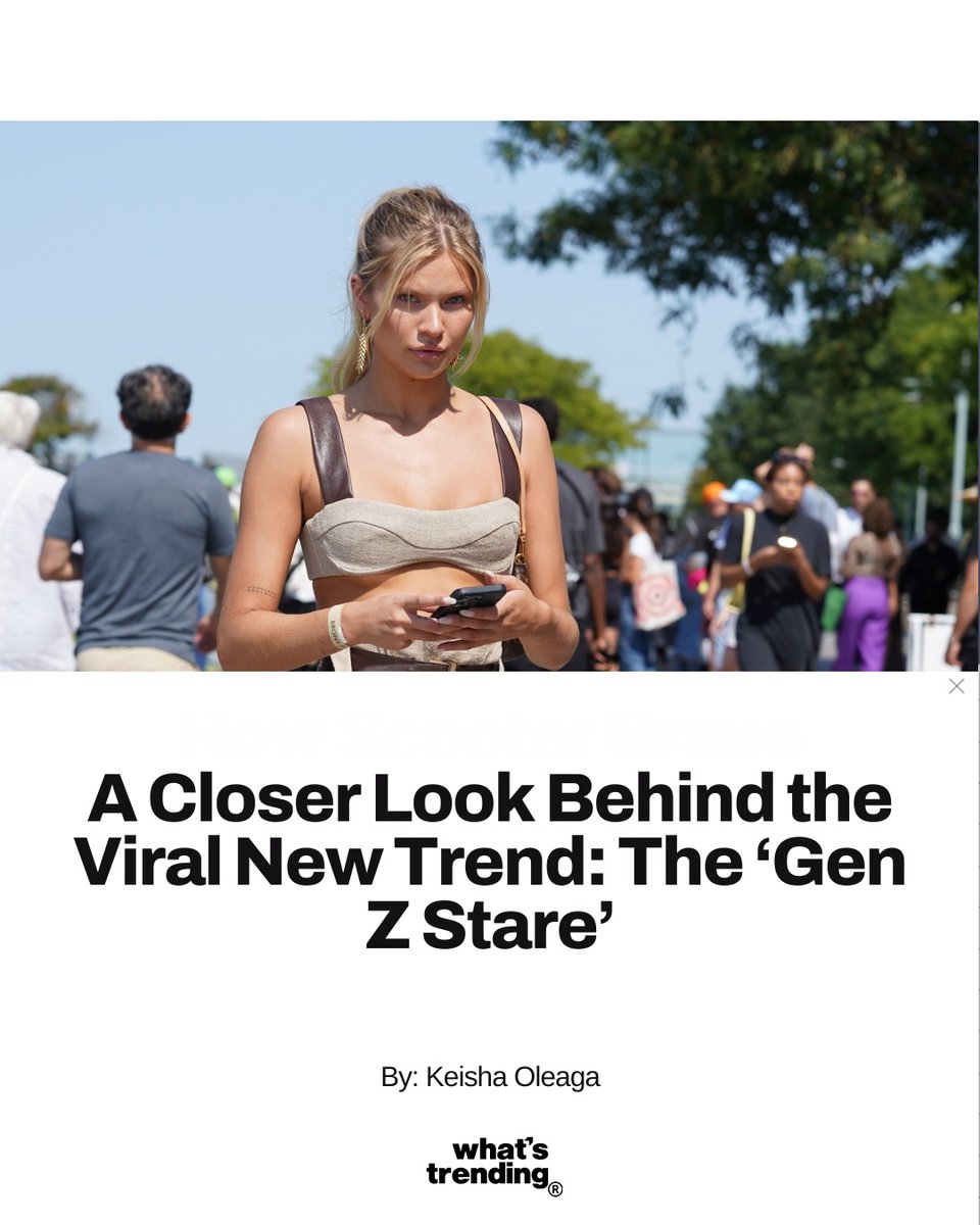 WhatsTrending's tweet image. The ‘Gen Z stare,' a wide-eyed, expressionless gaze, has gone from TikTok to a workplace talking point—unpacking what it says about screen fatigue, misread cues, and generational tension.
📲 Read the full story here: whatstrending.com/behind-the-vir…