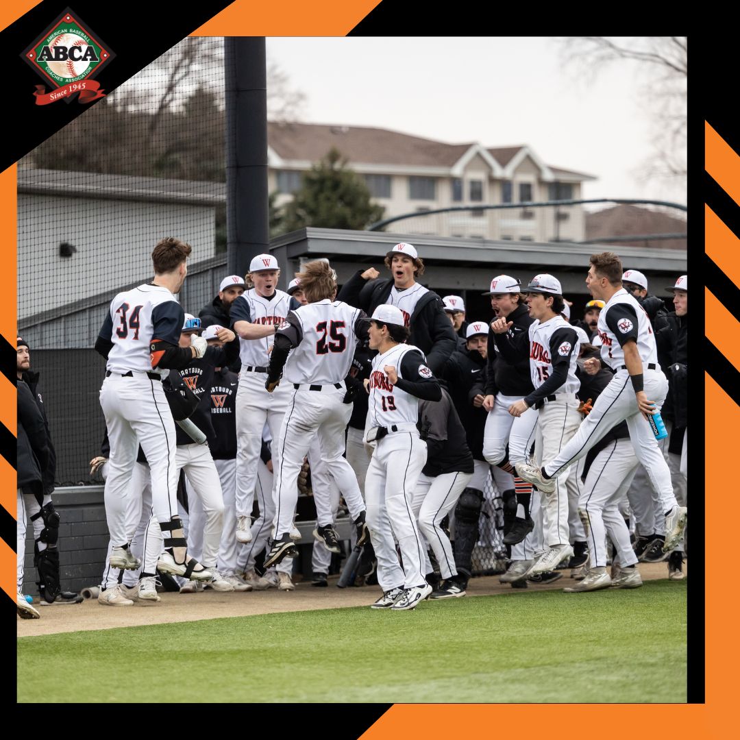 Wartburg earns the ABCA Team Academic Excellence Award for sixth-straight year!🔥📚