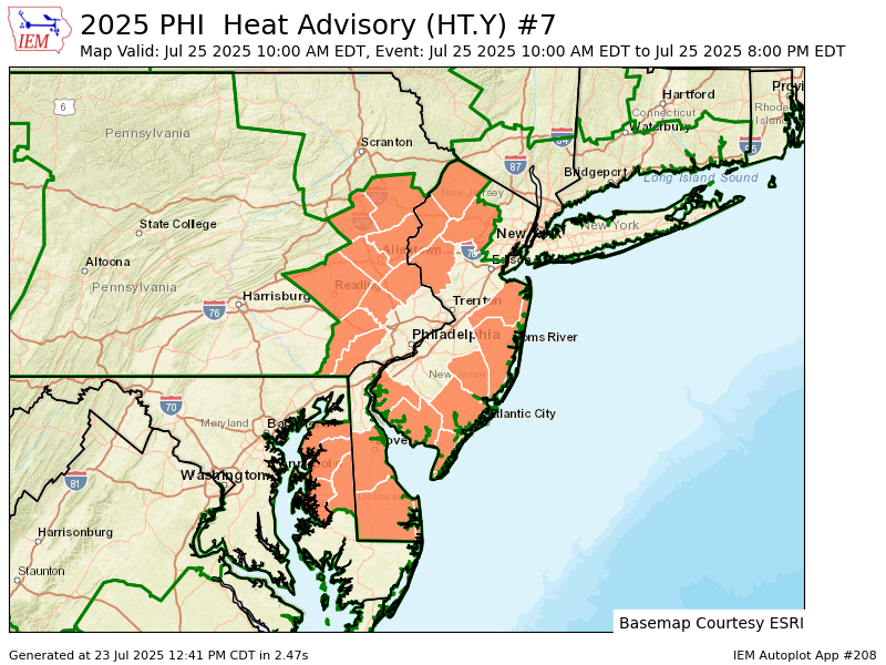 JoeMartWx's tweet image. PHI issues Heat Advisory valid at Jul 25, 10:00 AM EDT till Jul 25, 8:00 PM EDT mesonet.agron.iastate.edu/vtec/f/2025-O-…