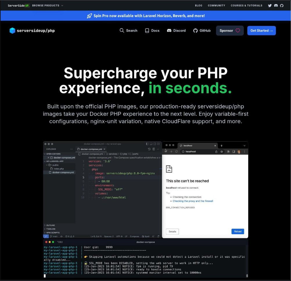 Daniel (@daniellhemmati) on Twitter photo New to PHP/Laravel and Docker?
If you’ve just stepped into the PHP and Laravel world and don’t really know how to build Docker images or what the best practices are, just go through <a href="/serversideup/">Server Side Up</a> docs. New to PHP/Laravel and Docker?
If you’ve just stepped into the PHP and Laravel world and don’t really know how to build Docker images or what the best practices are, just go through <a href="/serversideup/">Server Side Up</a> docs.