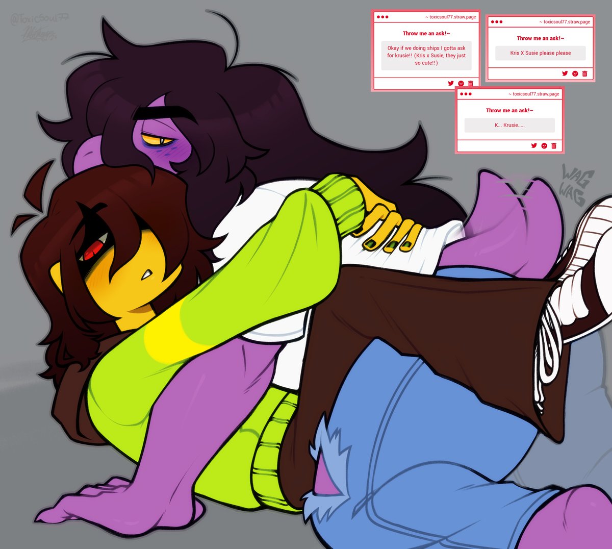 ToxicSoul77's tweet image. Ofc I'm gonna help maintain the Krusie agenda! 🫶