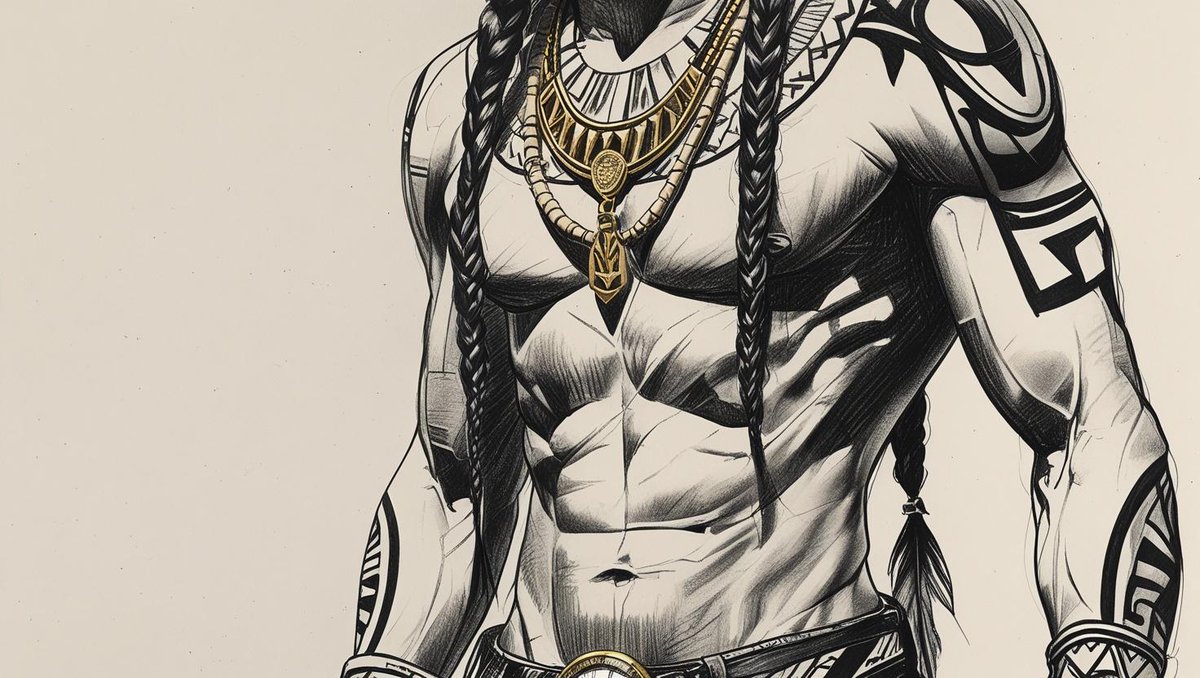 UNRE3L's tweet image. Just for you Guys -  ReSpect! #NativeAmerican in color  💕
#NativeArt "The 3 Tribes" 🤘Warriors🤘