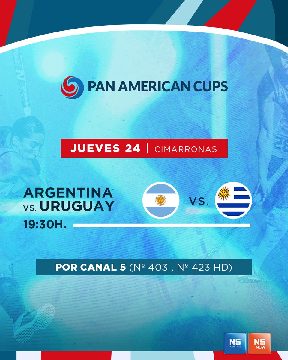 ¡Empieza la #CopaPanamericana de Hockey 🏒!

Alentá a las Cimarronas, mirá el partido desde tu TV o desde donde estés con NSNOW 📺📱💻