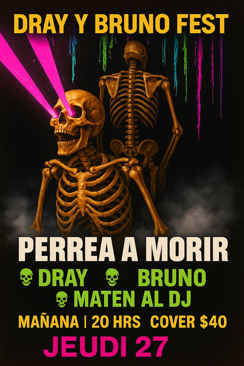 lovesmybunny's tweet image. Están todos invitados a la mejor joda de este año, queremos ver sus mejores outfits para mañana con el #DrayBrunoFest.

24 de Julio, 8pm hora México.
11pm hora Argentina.