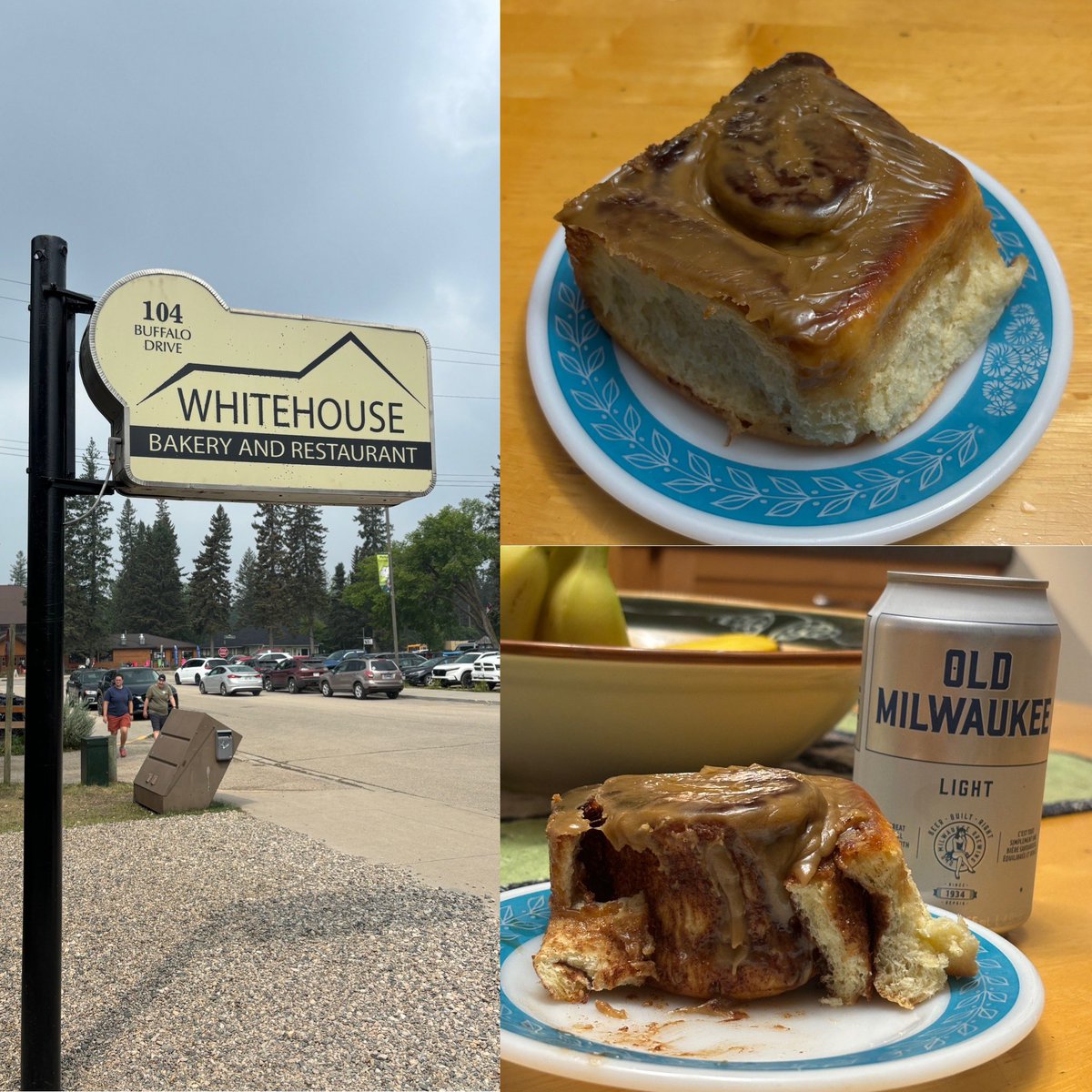 Trying to find the best cinnamon buns in Manitoba, oh wait I found them… 

(Got the classic frosted ones too, but this one was a maple glaze and it’s amazing)