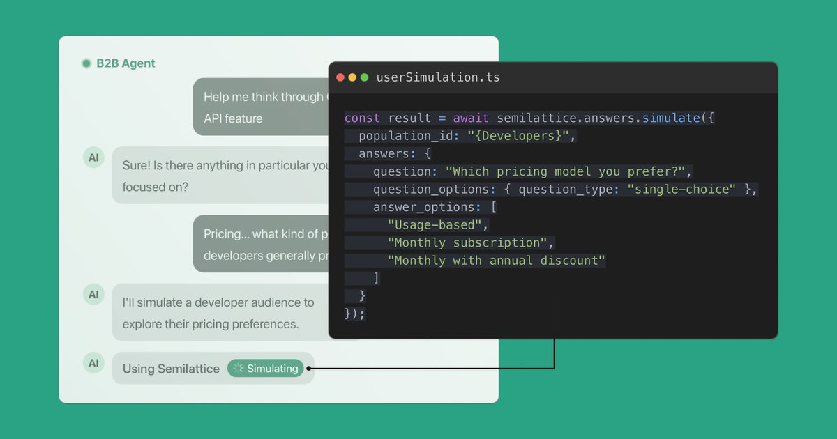 SemilatticeAI's tweet image. What happens when you can predict user behaviour like you make database queries?

When user behaviour data has the cost structure of a database query instead of a consulting engagement, it prompts a rethink. A big rethink.

Read the blog to learn more: semilattice.link/ZurqiUU