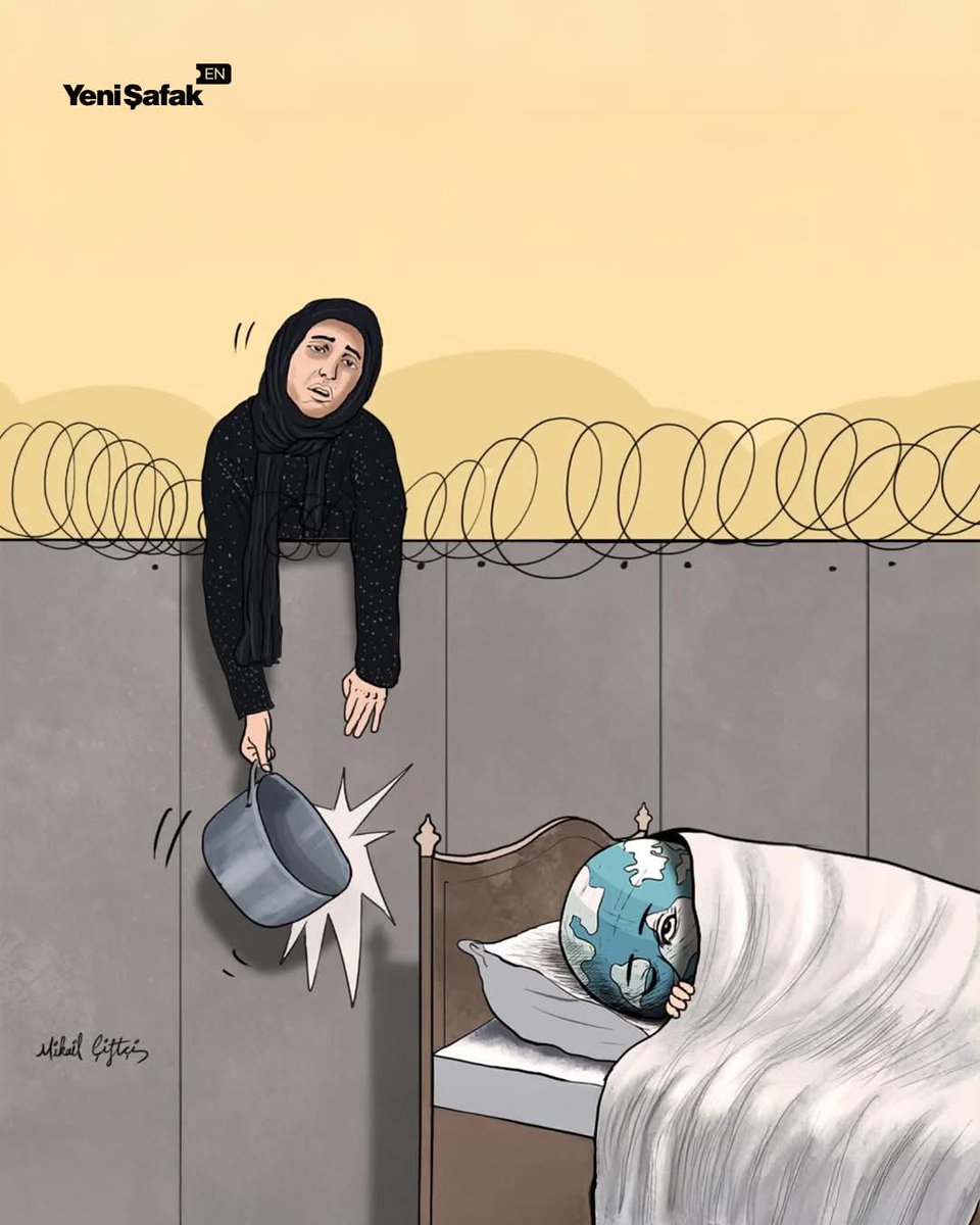 Gaza is starving and the world sleeps.  Wake up and donate to <a href="/RadioWatermelon/">Radio Watermelon</a>
verified campaigns, make a difference.

Artist - Yeni Şafak