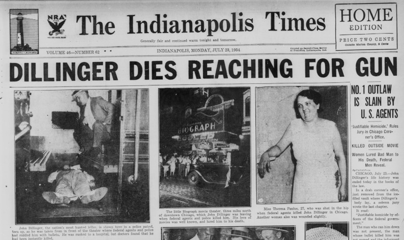 July 23, 1934.
Indianapolis Times.

The end for an infamous son of Indianapolis.