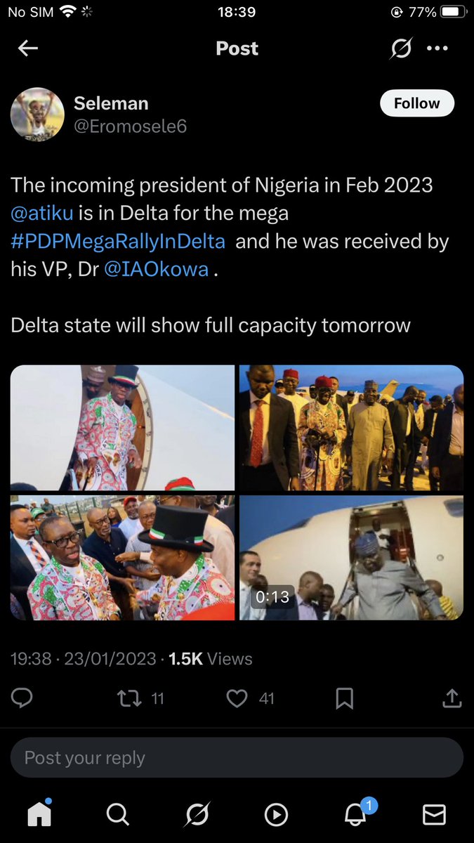 This is you knowing fully well that a Northern has been at the helm of affairs from 2015-2023, but you still went ahead to support another Northern what’s the color of your hypocrisy bro???  

Those that supported and campaigned for Bar. Olumide Akpata #Edo2024 learned from you.