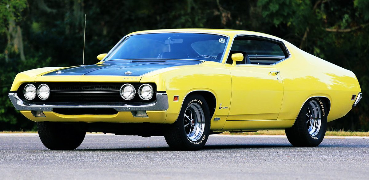 Kimley002's tweet image. 1970 Ford Torino Cobra 💛