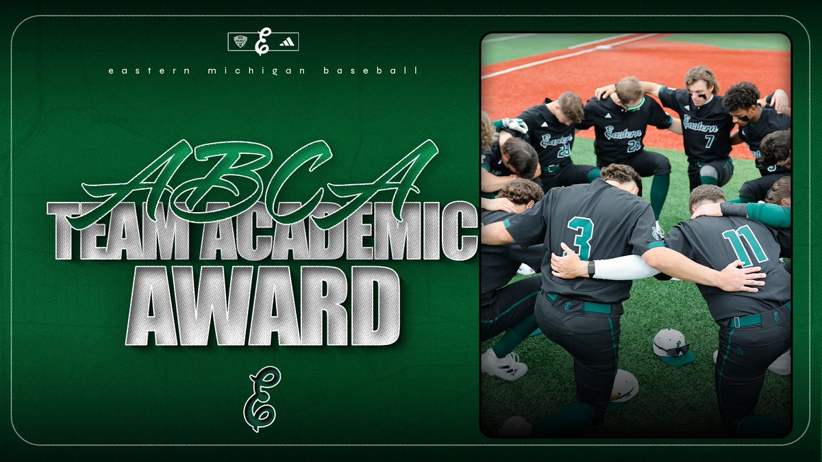 EMU_Baseball's tweet image. Eastern Baseball Earns ABCA Team Academic Award
The team recorded a 3.471 cumulative GPA in 2024-25
📰tinyurl.com/3nfdbyf6
#EMUEagles