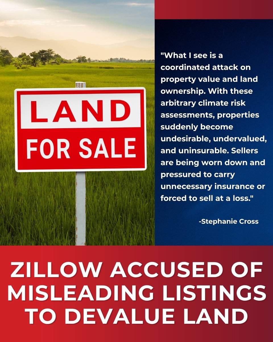 ASL_Liberty's tweet image. According to a senior investigative reporter, Kevin Mooney, the First Street Foundation, a government-funded organization, is pushing “climate risk data” to online real estate platforms like Zillow, Realtor.com, and Homes.com to make the sale of certain…