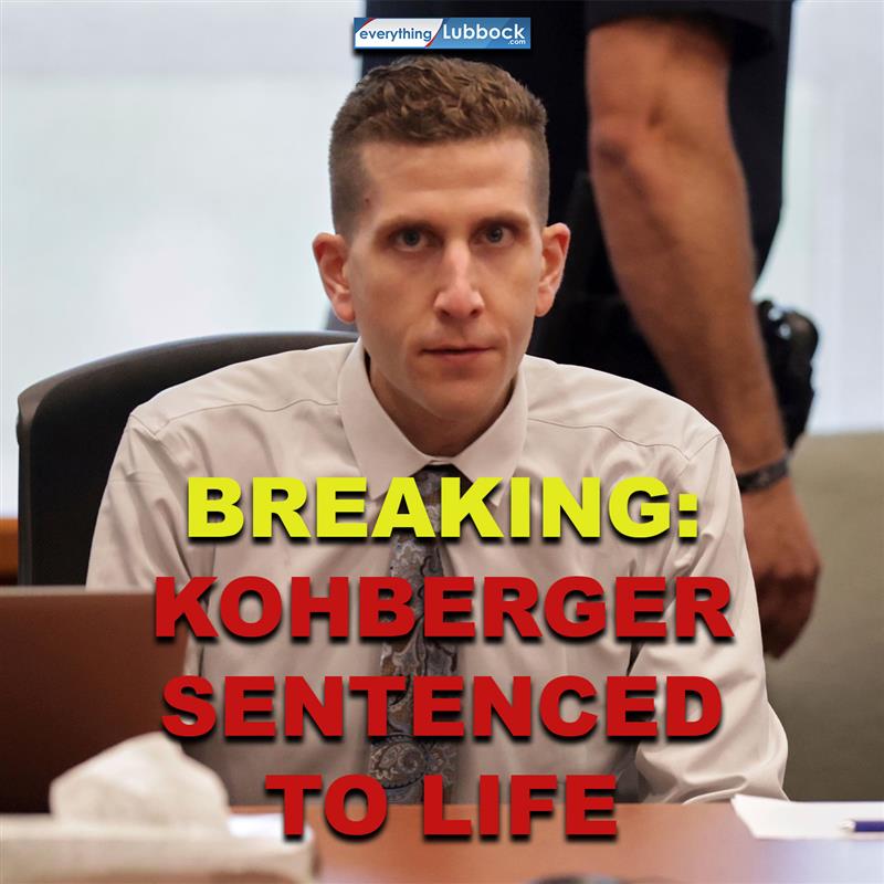 KLBKNews's tweet image. BREAKING: Bryan Kohberger has been sentenced to life in prison without the possibility of parole. He previously pleaded guilty to the brutal stabbing deaths of four University of Idaho students.