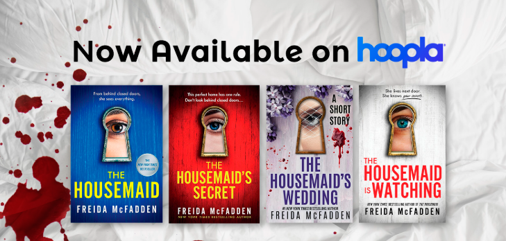 West Babylon Library (@westbabylonlib) on Twitter photo Trying to get your hands on a Freida McFadden book? Check out what <a href="/hooplaDigital/">Hoopla Digital</a> has to offer: hoopladigital.com/search?q=freid…. The best part is it's FREE w/your WB library card & the titles are always available! Trying to get your hands on a Freida McFadden book? Check out what <a href="/hooplaDigital/">Hoopla Digital</a> has to offer: hoopladigital.com/search?q=freid…. The best part is it's FREE w/your WB library card & the titles are always available!