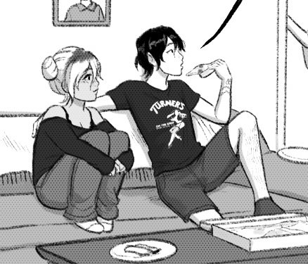 oosakiaya's tweet image. ro stretching her arm just to be able to touch isi since she wasnt sitting that close okay alright i see it