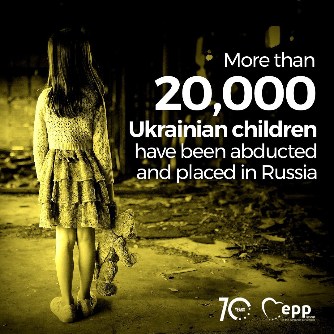 I still can’t believe the world didn’t act when russia started stealing our children.

What could possibly be worse than that?
#BringKidsBack