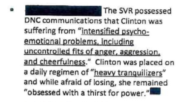 sk_iller's tweet image. Turns out that the actual Russian intelligence re Clinton/2016 election was not only hilarious but also likely true.
