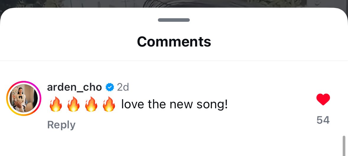 Arden Cho, the voice of Rumi from Kpop Demon Hunters, commented on Jackson Wang’s IG post saying she loves #MADEMEAMAN 🥹
#JacksonWang
#KPOPDEMONHUNTERS 

🔗instagram.com/reel/DMWFHfbzb…